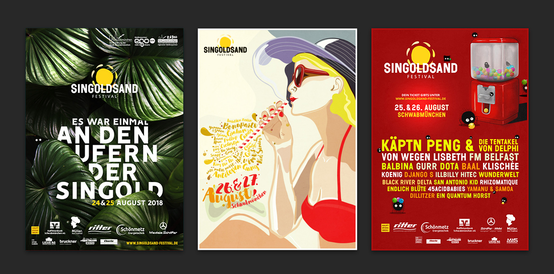 Singoldsand Festival Plakate